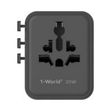 Momax 1-World2 35W 5接口雙AC旅行插座 UA27