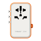 Momax 1-World+ 25W GaN 伸縮充電線旅行插座 UA20