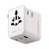 Momax 1-World2 20W 3接口雙AC旅行插座 UA26