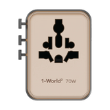 Momax 1-World2 70W GaN 5接口 雙AC 旅行插座 UA22