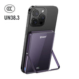 (預售產品)(3C認證版)XPower M5K2 5合1鋅合金支架數顯 5000mAh PD3.0+QI2 磁吸移動電源