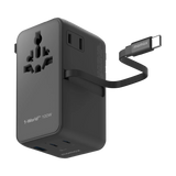 Momax 1-World2+ 100W 4接口 雙 AC 連USB-C 充電線旅行插座 UA25