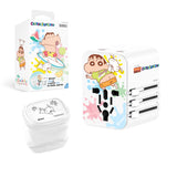 XPower x 蠟筆小新 TA3B 25W 4輸出PD3.0/PPS旅行充電器 (白色)