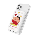 XPower x 蠟筆小新 M10C+ 6合1 10000mAh多功能迷你20W PD3.0+ 磁吸無線快充移動電源 SC1 (白色)