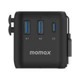 Momax 1-World+ 25W GaN 伸縮充電線旅行插座 UA20