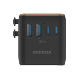 Momax 1-World2 70W GaN 5接口 雙AC 旅行插座 UA22