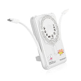 XPower x 蠟筆小新 M10C+ 6合1 10000mAh多功能迷你20W PD3.0+ 磁吸無線快充移動電源 SC1 (白色)