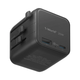 Momax 1-World 20W 2-插口旅行充電插座 UA29