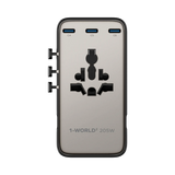 Momax 1-World2 205W七接口雙AC旅行插座 UA28