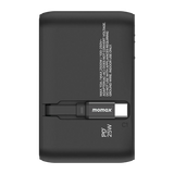 Momax 1-World+ 25W GaN 伸縮充電線旅行插座 UA20