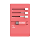 Momax 1-World+ 70W GaN 伸縮充電線旅行插座 UA18