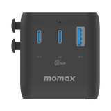 Momax 1-World2 20W 3接口雙AC旅行插座 UA26