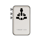 Momax 1-World2 100W GaN 4接口 雙AC 旅行插座 UA23