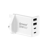 XPower WC30 30W市上最小4輸出PD 3.0迷你快充充電器