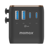 Momax 1-World2 35W 5接口雙AC旅行插座 UA27