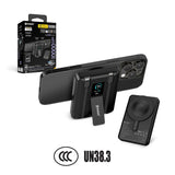 (預售產品)(3C認證版)XPower MagSwift 7合1多功能數顯10000mAh Type-C PD/Lightning雙內置線+磁吸PD3.0無線移動電源