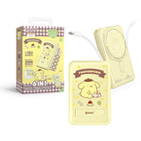 XPower x Sanrio Pompompurin M10C+ 6合1 10000mAh多功能迷你20W PD3.0+ 磁吸無線快充移動電源