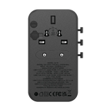 Momax 1-World 140W 4-插口 + AC旅行充電插座 UA16