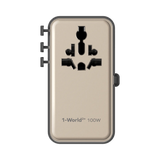 Momax 1-World2+ 100W 4接口 雙 AC 連USB-C 充電線旅行插座 UA25