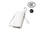 [CCC認證產品] Momax 1-Power Vital+ 10000mAh USB-C及Lightning線 流動電源 IP138MFI