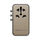 Momax 1-World 120W GaN 方便式旅行插座 UA15UKGS