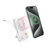 XPower x 蠟筆小新 M10C+ 6合1 10000mAh多功能迷你20W PD3.0+ 磁吸無線快充移動電源 SC1 (白色)