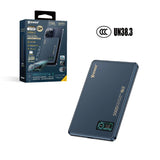 (3C認證版) XPower MagDigita5彩屏磨沙玻璃面顯示5000mAh PD3.0+QI2 磁吸移動電源