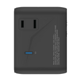 Momax 1-World2 70W GaN 5接口 雙AC 旅行插座 UA22