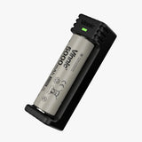 Vinnic 21700 鋰電池充電器 USB‑C 輸入 4.2V/1A 智能充電 適用 21700 SiC 電池 VPCG-NMRB01G1-BK