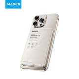 [CCC認證產品] Maxco Magnetic 5000mAh PD 20w 金屬磁吸流動電源 MP38