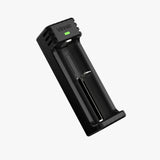Vinnic 21700 鋰電池充電器 USB‑C 輸入 4.2V/1A 智能充電 適用 21700 SiC 電池 VPCG-NMRB01G1-BK