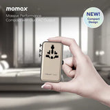 Momax 1-World2+ 100W 4接口 雙 AC 連USB-C 充電線旅行插座 UA25