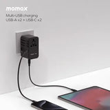 Momax 1-World+ 70W GaN 伸縮充電線旅行插座 UA18
