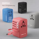 Momax 1-World+ 70W GaN 伸縮充電線旅行插座 UA18