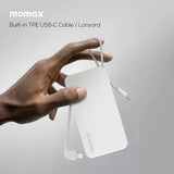 [CCC認證產品] Momax 1-Power Vital+ 10000mAh USB-C及Lightning線 流動電源 IP138MFI