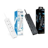 (預售產品) XPower PST4 58mm 3米線長 7輸出PD 3.0獨立開關4頭拖板