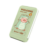 (預售產品)(3C認證) XPower x 罐頭豬 LuLu M10C+ 6合1 10000mAh多功能迷你20W PD3.0+ 磁吸無線快充移動電源 (鱷魚)