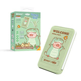 (預售產品)(3C認證) XPower x 罐頭豬 LuLu M10C+ 6合1 10000mAh多功能迷你20W PD3.0+ 磁吸無線快充移動電源 (鱷魚)