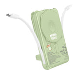 (預售產品)(3C認證) XPower x 罐頭豬 LuLu M10C+ 6合1 10000mAh多功能迷你20W PD3.0+ 磁吸無線快充移動電源 (鱷魚)