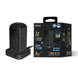 (預售產品) XPower Pillar 8 PL8 迷你直立式12輸出拖板 3米線長 8個插頭 PD 3.0輸出拖板