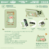 (預售產品)(3C認證) XPower x 罐頭豬 LuLu M10C+ 6合1 10000mAh多功能迷你20W PD3.0+ 磁吸無線快充移動電源 (鱷魚)