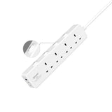 (預售產品) XPower PST4 58mm 3米線長 7輸出PD 3.0獨立開關4頭拖板