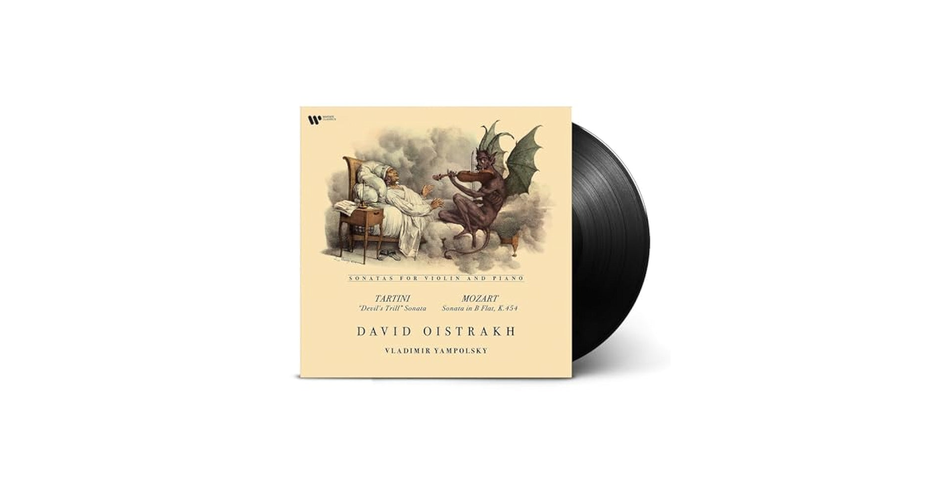 David Oistrakh - Tartini: The Devil's Trill, Mozart: Violin Sonata No. 32, Debussy: Clair de lune (Vinyl)