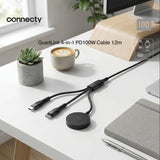 Connecty QuadLink 4合1充電線 CC141D