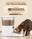 ONEISALL 寵物自動餵食器 - 單碗版 (白色)