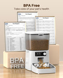 ONEISALL 寵物自動餵食器 - 單碗版 (白色)