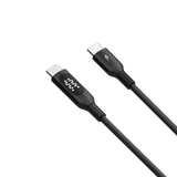 Momax Elitelink USB-C to USB-C PD 100W LED尼龍編織充電線 (1.2m)