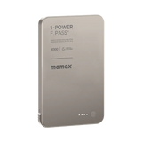 [CCC認證產品] Momax 1-Power F.Pass⁺ 3000mAh 磁吸帶線流動電源 IP160