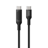 Momax Elitelink USB-C to USB-C PD 100W LED尼龍編織充電線 (1.2m)