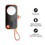 [CCC認證產品] Momax 1-Power X Pro Mini⁺ 5000mAh USB-C 兩用流動電源 IP170